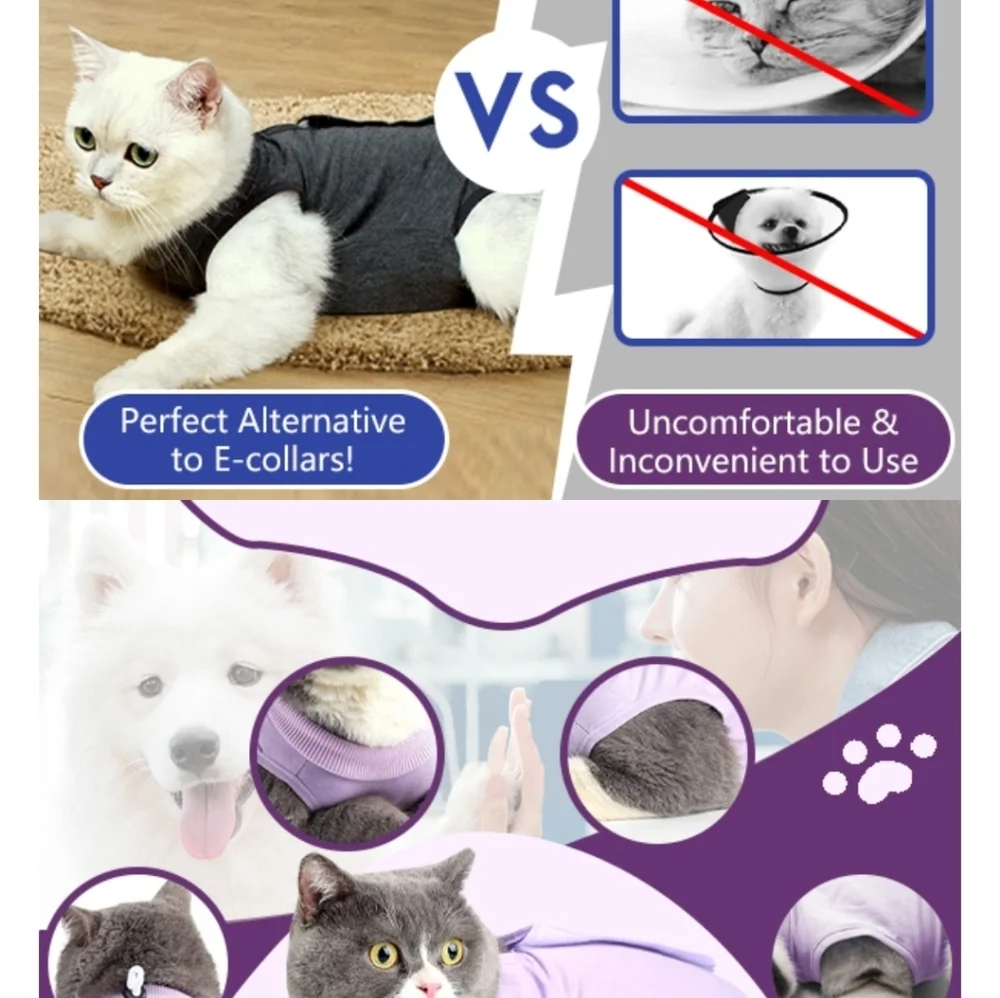 *NEW IN PACKAGE* Cat Surgery Recovery Suit